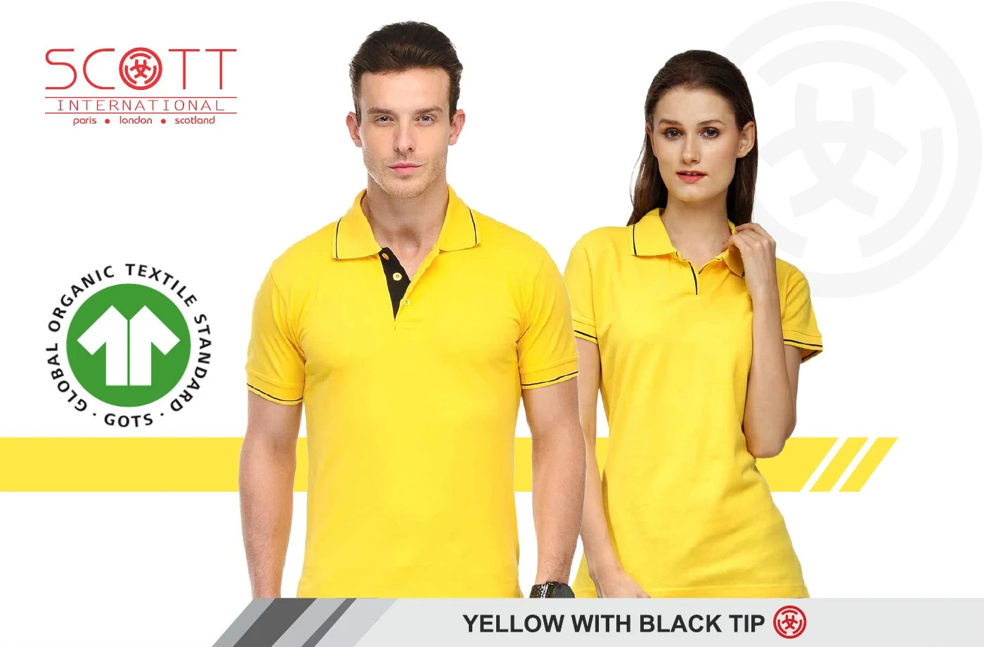 Scott Polo SP-26 - Yellow with Black Tip