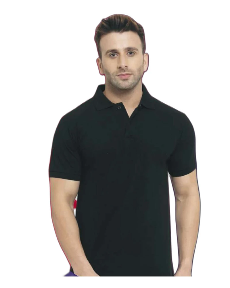 DE Solid Polo - Black
