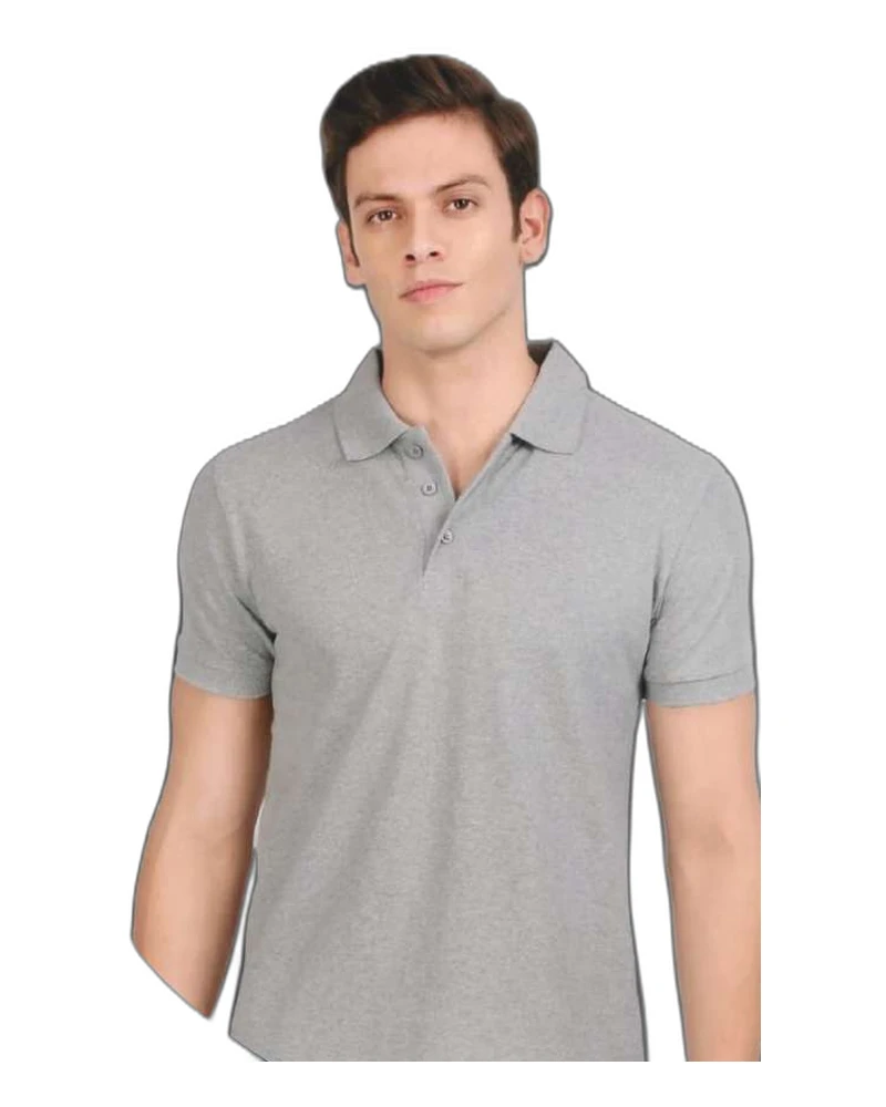 DE Solid Polo - Grey